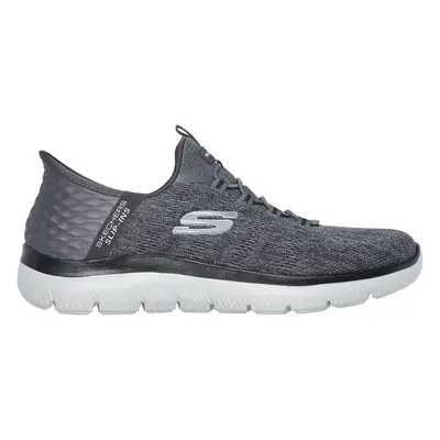 Skechers Men's Slip-ins: Summits - Key Pace Sneaker in Charcoal/Black, Size | Textile/Synthetic,