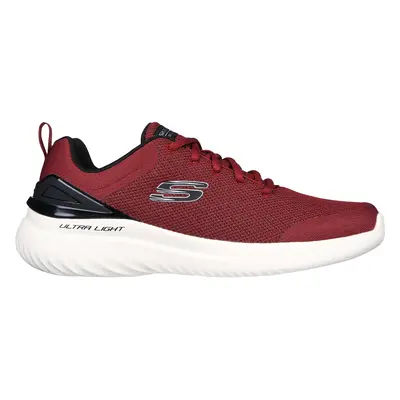 Skechers Men's Bounder 2.0 - Nasher Sneaker in Burgundy/Black, Size | Textile/Synthetic, Vegan, 