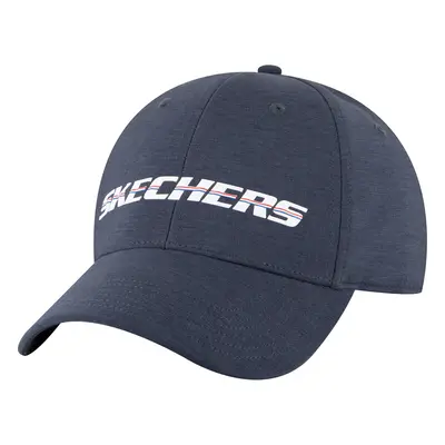 Skechers Men's Booming Baseball Hat in Charcoal/Navy Blue | Polyester/Spandex