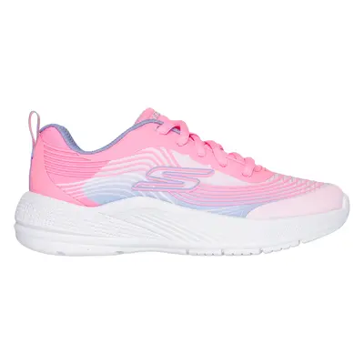 Skechers Girls Microspec Advance Sneaker in Light Pink, Size | Textile/Synthetic, Machine Washab