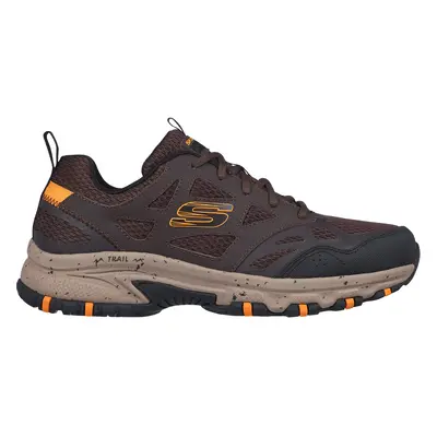 Skechers Men's Hillcrest Sneaker in Brown, Size | Leather/Textile/Synthetic