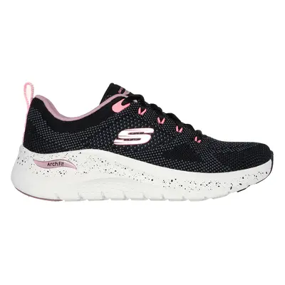 Skechers Women's Arch Fit 2.0 - Fast Paced Sneaker in Black, Size | Textile/Synthetic, Vegan, Ma