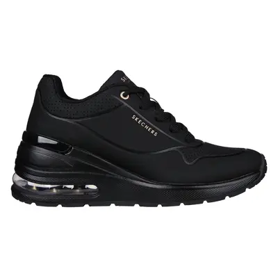 Skechers Women's Million Air - Elevated Air Sneaker in Black, Size | Synthetic