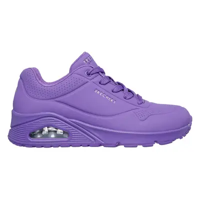 Skechers Women's Uno - Stand on Air Sneaker in Lilac, Size | Textile/Synthetic