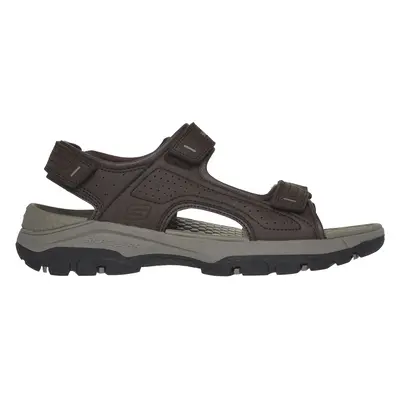 Skechers Men's Relaxed Fit: Tresmen - Garo Sandals in Chocolate, Size | Synthetic, Vegan