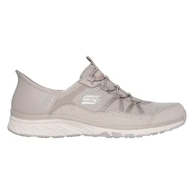 Skechers Women's Slip-ins: Gratis Sport - Leisurely Sneaker in Taupe, Size | Synthetic/Textile, 