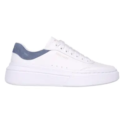 Skechers Women's Cordova Classic Sneaker in White/Blue, Size | Synthetic/Leather