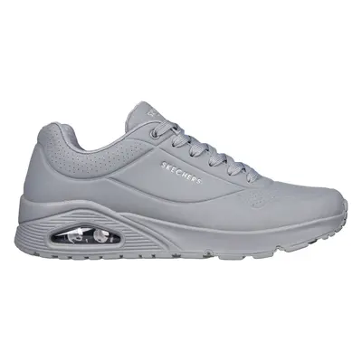 Skechers Men's Uno - Stand On Air Sneaker in Light Gray, Size | Synthetic/Textile