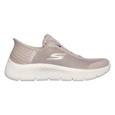 Skechers Women's Slip-ins: GO WALK Flex - Grand Entry Sneaker in Taupe, Size | Textile/Synthetic