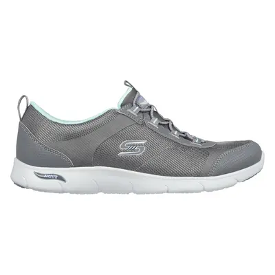 Skechers Women's Arch Fit Refine - Her Ace Slip-On Shoes in Gray, Size | Textile/Synthetic, Mach