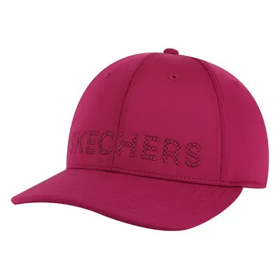 Skechers Women's Tonal Logo Hat in Pink/Red | Polyester/Spandex