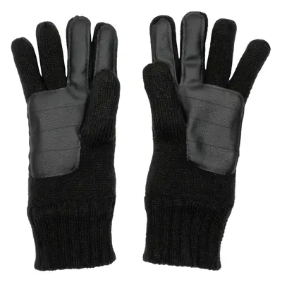 Skechers Men's Contrast Knit Gloves - Pair in Black