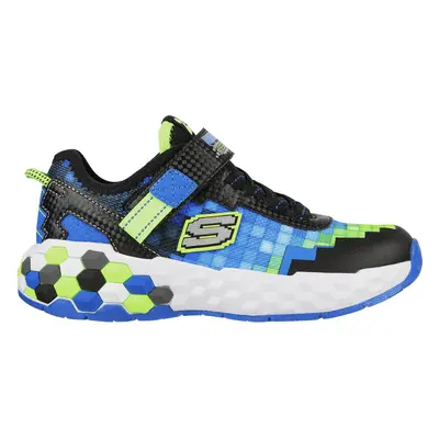 Skechers Boy's Mega-Craft 2.0 Sneaker in Black/Lime | Textile/Synthetic, Machine Washable