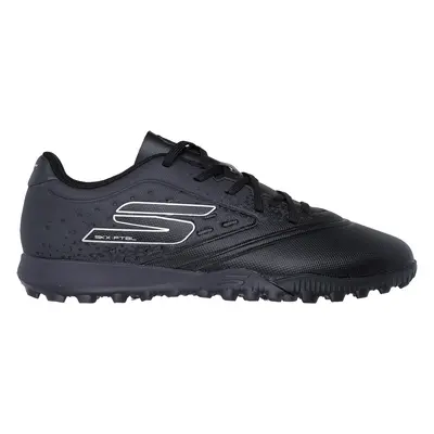 Skechers Razor 1.5 Jr Youth TF Sneaker in Black/Silver, Size | Synthetic/Textile