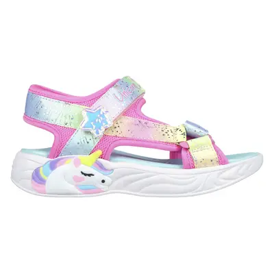 Skechers Girls Unicorn Dreams - Majestic Bliss Sandals in Pink, Size | Textile