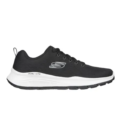 Skechers Men's Relaxed Fit: Equalizer 5.0 Sneaker in Black/White, Size | Textile/Synthetic, Vega