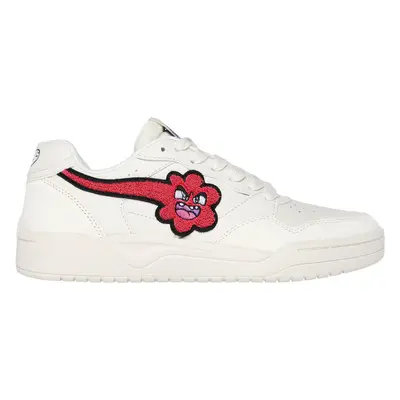 Skechers Men's Vexx: Koopa Sneaker in Off White/Red, Size | Leather/Synthetic/Textile