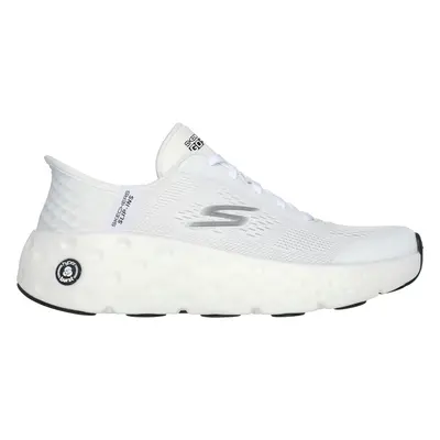 Skechers Women's Slip-ins: Max Cushioning Hyper Craze Sneaker in White/Black, Size | Textile/Syn