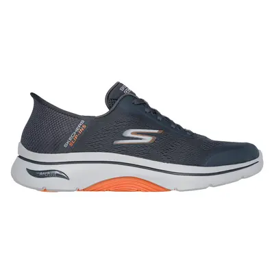 Skechers Men's Slip-ins: GO WALK Arch Fit 2.0 - Simplicity Sneaker in Charcoal/Orange, Size | Te