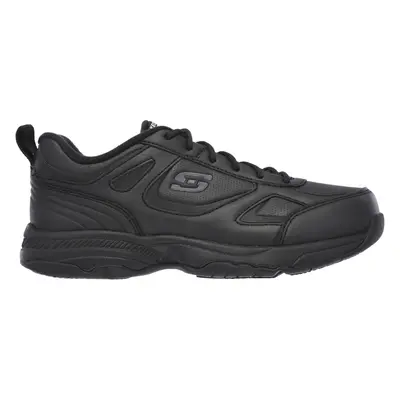 Skechers Women's Work Relaxed Fit: Dighton - Bricelyn SR Sneaker in Black, Size | Synthetic