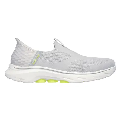 Skechers Men's Slip-ins: GO WALK - Easy On Sneaker in Gray/Yellow, Size | Textile/Synthetic, Mac