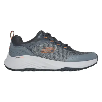 Skechers Men's Bounder RSE - Hazlet Sneaker in Gray/Orange, Size | Synthetic/Textile, Machine Wa