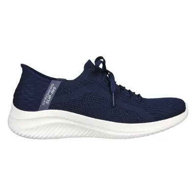 Skechers Women's Slip-ins: Ultra Flex 3.0 - Brilliant Sneaker in Navy Blue, Size Wide | Textile,