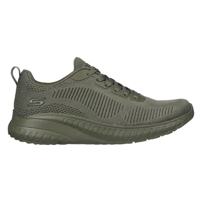 Skechers Women's BOBS Sport Squad Chaos - Face Off Sneaker in Olive, Size | Textile/Synthetic, V