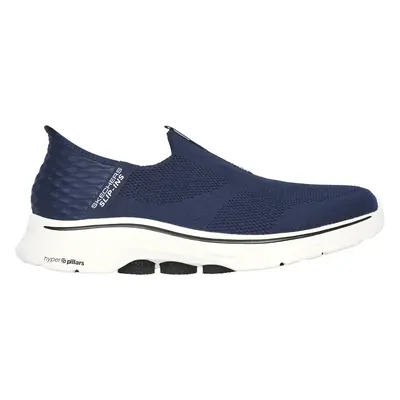 Skechers Men's Slip-ins: GO WALK - Easy On Sneaker in Navy Blue | Textile/Synthetic, Machine Was