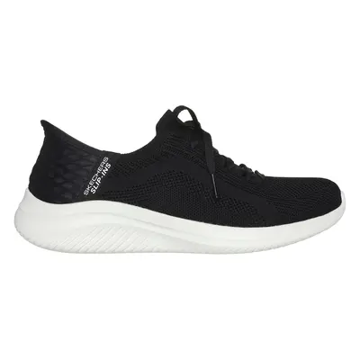 Skechers Women's Slip-ins: Ultra Flex 3.0 - Brilliant Sneaker in Black, Size | Textile, Vegan, M