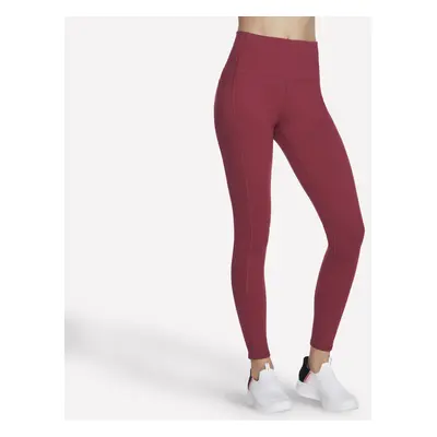 Skechers Women's GO WALK High-Waisted Legging in Raspberry, Size | Nylon/Spandex