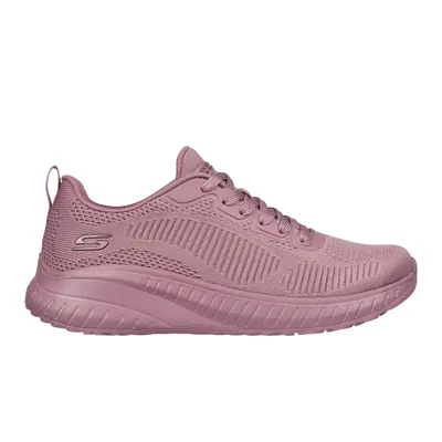 Skechers Women's BOBS Sport Squad Chaos - Face Off Sneaker in Raspberry, Size | Textile/Syntheti