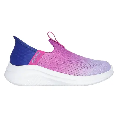 Skechers Slip-ins: Ultra Flex 3.0 - Colour Boost Sneaker in Navy Blue/Purple, Size | Textile, Ma