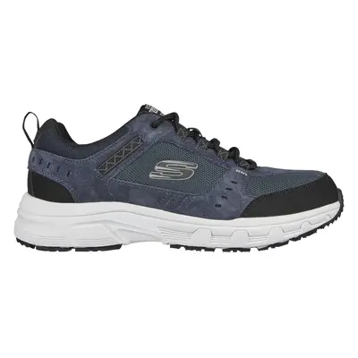 Skechers Men's Relaxed Fit: Oak Canyon Sneaker in Navy Blue/Black, Size | Leather/Textile/Synthe