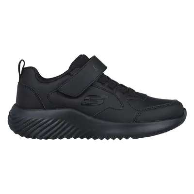 Skechers Boy's Bounder - Power Study Sneaker in Black, Size | Synthetic, Machine Washable