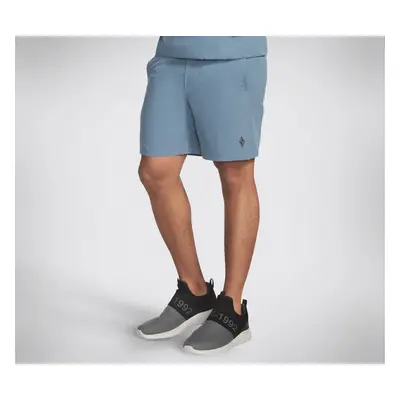 Skechers Men's Movement Inch Short II in Blue/Gray, Size | Polyester/Spandex