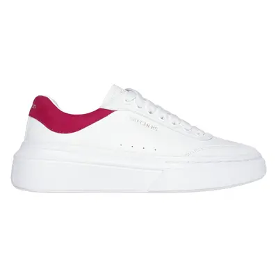 Skechers Women's Cordova Classic Sneaker in White/Fuchsia, Size | Synthetic/Leather