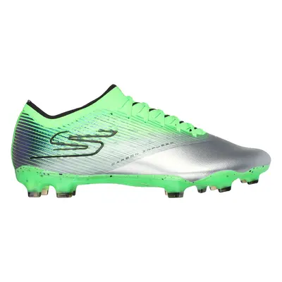 Skechers Razor Shoes in Silver/Lime, Size | Synthetic, Hyper Burst