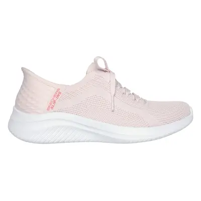 Skechers Women's Slip-ins: Ultra Flex 3.0 - Brilliant Sneaker in Light Pink, Size | Textile, Veg