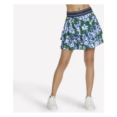 Skechers Women's Fairway Floral Layered Skort in Green, Size | Polyester/Spandex