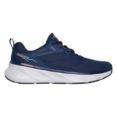 Skechers Men's Relaxed Fit: Edgeride - Exxo Sneaker in Navy Blue/Orange, Size | Textile/Syntheti