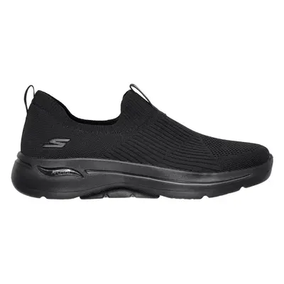 Skechers Women's GO WALK Arch Fit - Iconic Slip-On Shoes in Black, Size | Textile/Synthetic, Veg