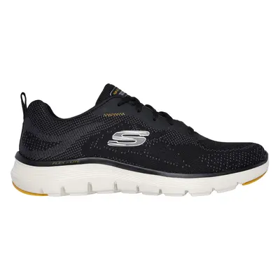 Skechers Men's Flex Advantage 5.0 - Fosten Sneaker in Black/Yellow, Size | Textile/Synthetic, Ve