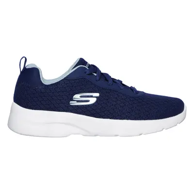 Skechers Women's Dynamight 2.0 - Eye to Eye Sneaker in Navy Blue/Light Blue, Size | Textile/Synt