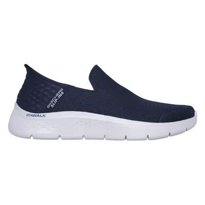 Skechers Men's Slip-ins: GO WALK FLEX - No Hands Slip-On Shoes in Navy Blue, Size | Textile, Mac