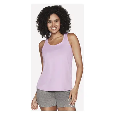 Skechers Women's GO DRI SWIFT Tunic Tank Top in Purple/Periwinkle, Size Medium | Polyester/Spand