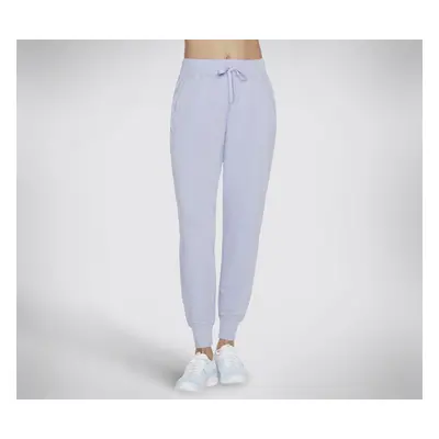 Skechers Women's SKECHLUXE Restful Jogger Pant in Lavender/Light Pink, Size Large | Rayon/Polyes