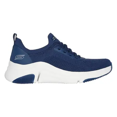 Skechers Women's BOBS Sport Sparrow Flex - Instant Clout Sneaker in Navy Blue, Size | Textile/Sy