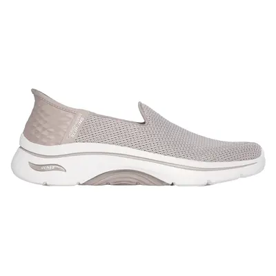 Skechers Women's Slip-Ins: GO WALK Arch Fit 2.0 - Delara Slip-On Shoes in Taupe, Size | Textile/