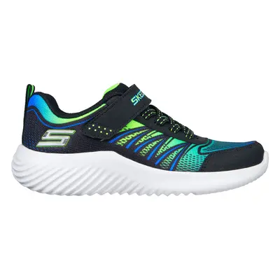 Skechers Boy's Bounder - Zatic Sneaker in Black/Lime, Size | Textile/Synthetic, Machine Washable